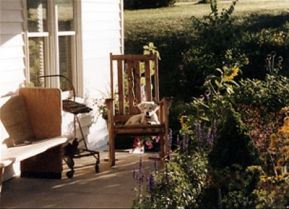 Monroe Archers Farm Co. Bed & Breakfast, porch 