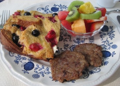 Red, White & Blueberry French Toast