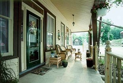 The Roth House- A Country Bed  & Breakfast, front porch 