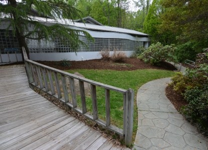 Pilot Knob Inn white window wall