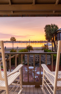 Bayfron Marin House, porch