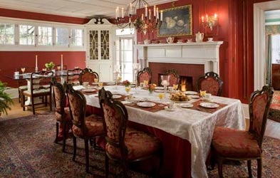 Hampton Terrace Bed and Breakfast Beautiful Dining Room