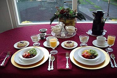 A Harbor View Inn dishware