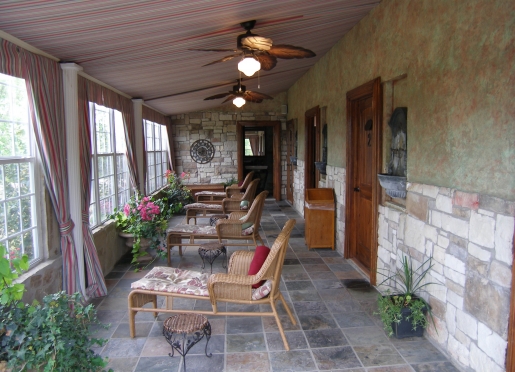 Serenity area in spa building